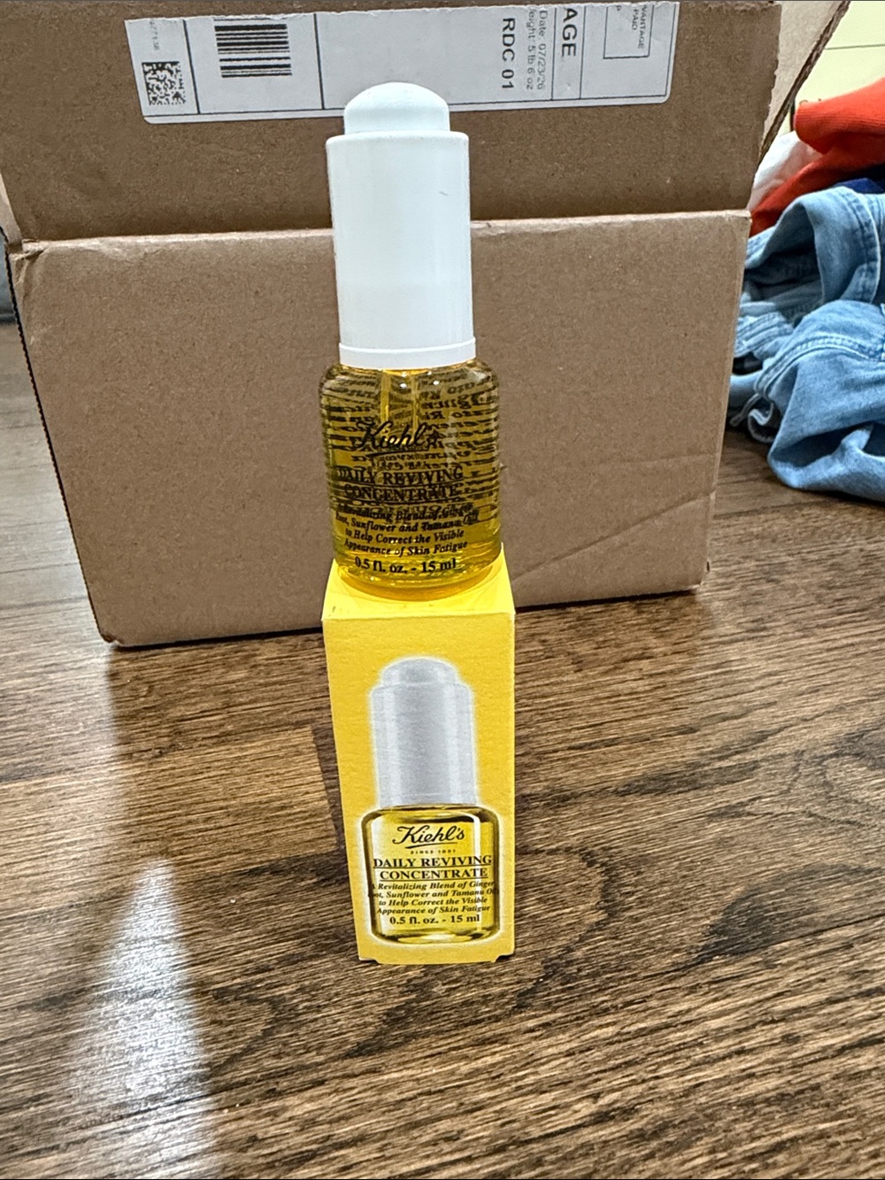 Kiehl's daily reviving concentrate Serum Bottle